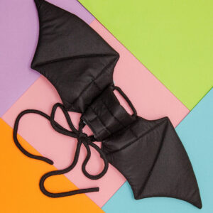 Adjustable Tie-On Bat Howl-O-Ween Dog Wings