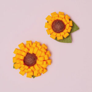 Dog Collar Sunflower (Made in the USA)