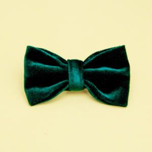 Forest Velveteen Bow Tie for Dogs (Made in the USA)