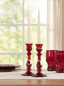 Mosser Glass Candle Holder