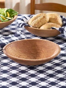 Solid Wood Artisan Bowl, In 4 Sizes